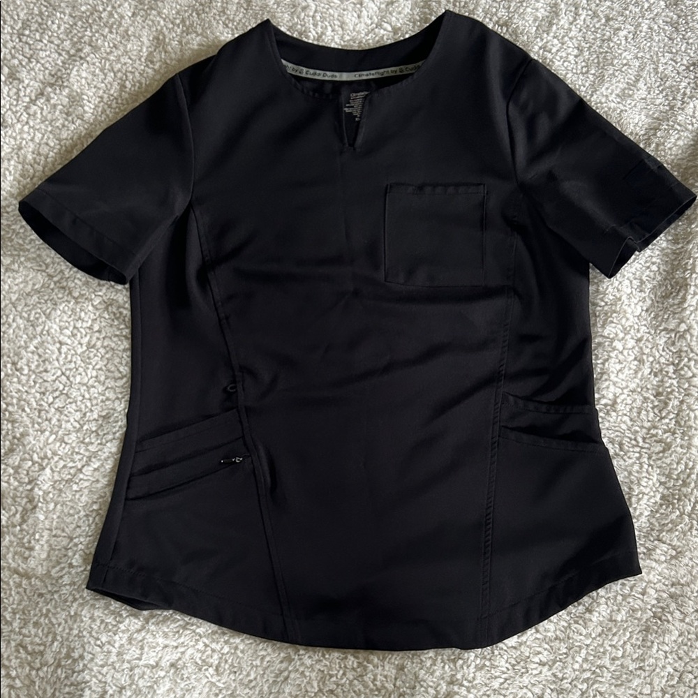 Cuddl Duds Black Women's Blouse